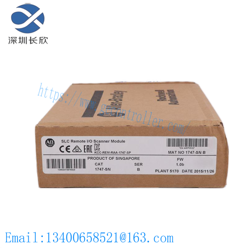 1747-sn_a_slc_remote_i_o_scanner_module.png AB 1747-SN SLC Remote I/O Scanner Module - Allen-Bradley Automation, Industrial Control, Input/Output Module