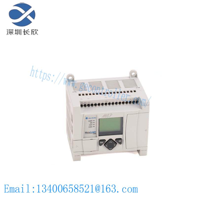 1763-l16awa_micrologix_1100_controller.jpg Allen-Bradley AB 1763-L16AWA MicroLogix 1100 Controller - Advanced Control Module
