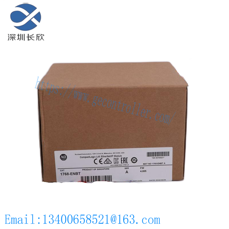 1768-enbt_compactlogix_l4x_ethernet_ip_module.png Allen-Bradley 1768-ENBT CompactLogix L4X EtherNet/IP Module