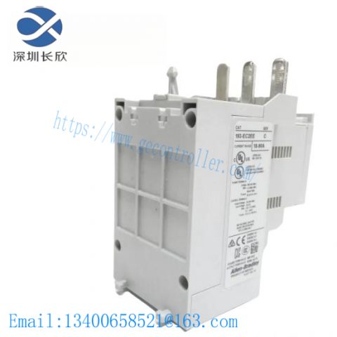AB Overload Relay, Model 193EC3EE1890A, Advanced Industrial Control Module