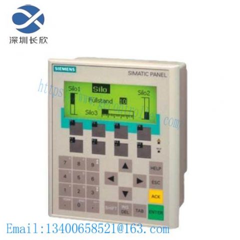 Siemens SIMATIC Operator Panel OP77B BACKLIT LC DISPLAY