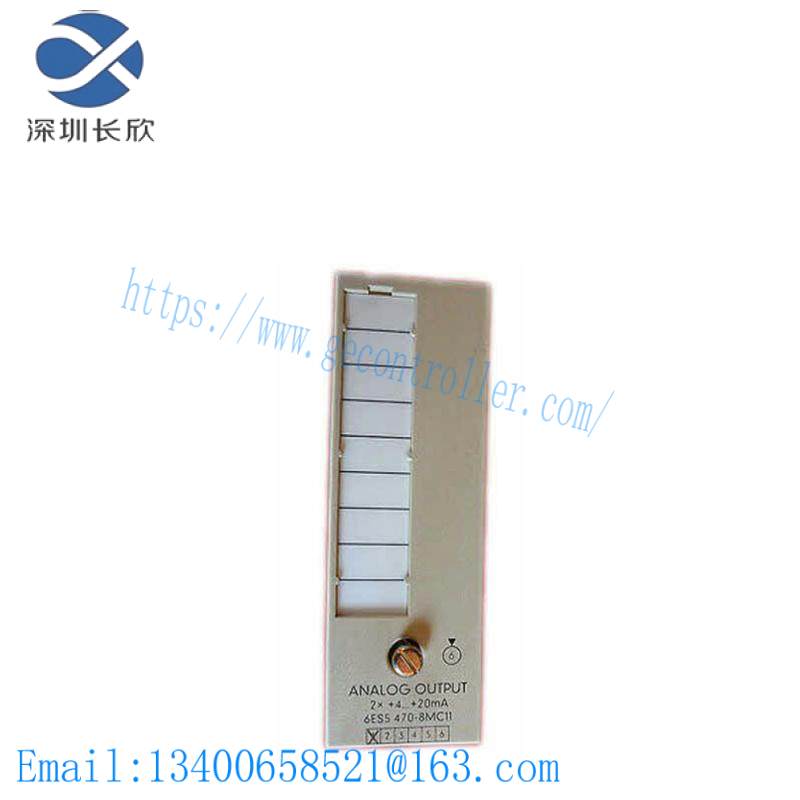 6es5470-8mc11_siemens_analog_output_module.jpg SIEMENS 6ES5470-8MC11 Analog Output Module - High-Precision Control for Industrial Automation