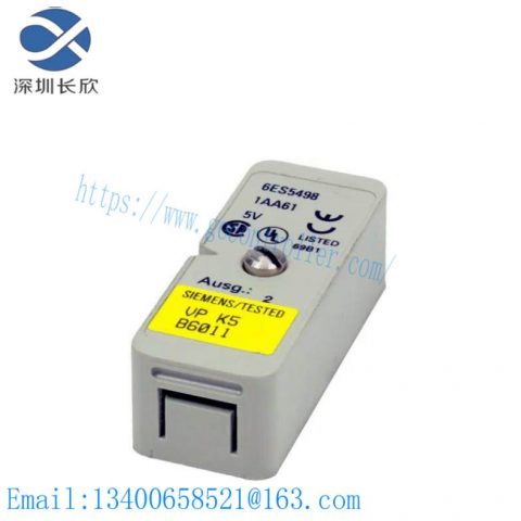 SIEMENS 6ES5498-1AA61 Analog Input Sub Module: Precision, Efficiency, and Reliability in Industrial Control Systems