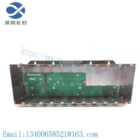 Honeywell 900R08R-0200 I/O Rack: 8 Slot, Red Power Assembly