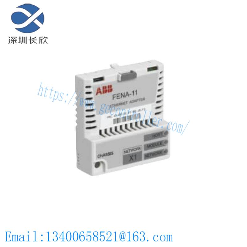 abb_fena-11_ethernet_bus_adapter.jpg ABB FENA-11 EtherNet Bus Adapter - Ethernet Communication Module for Industrial Automation