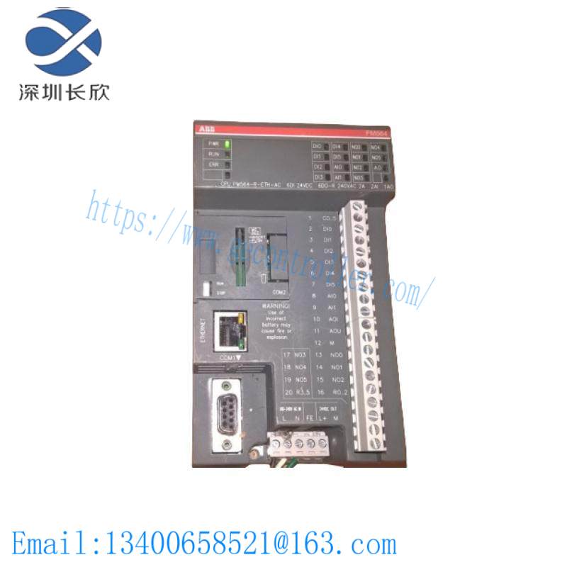 abb_pm564-r-eth_a0_plc_central_processing_unit.jpg ABB PM564-R-ETH A0 - Advanced Industrial PLC Central Processing Unit