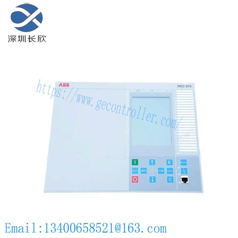 abb_rec670_1mrk000008-nb_rec670_bay_control_display.jpg ABB REC670 1MRK000008-NB: Advanced Bay Control Display, Designed for Industrial Automation Excellence