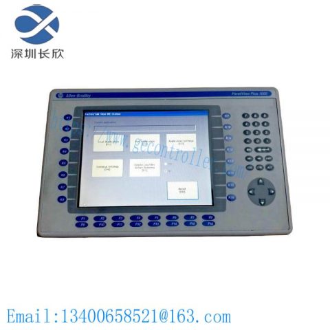 Allen Bradley 2711P-RDB10C/B - Industrial PLC Display Module