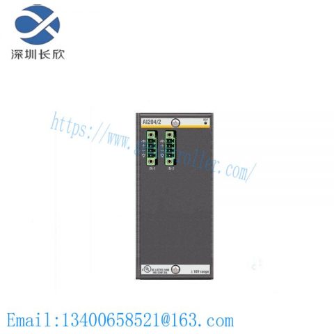 Bachmann AI204/2 Analog Input Module: High Precision 2-Channel Input, 16-bit Resolution