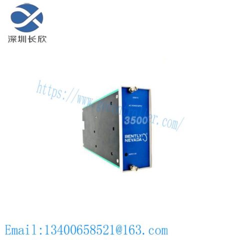 Bently Nevada 127610-01: AC Power Supply Module for Industrial Control Systems