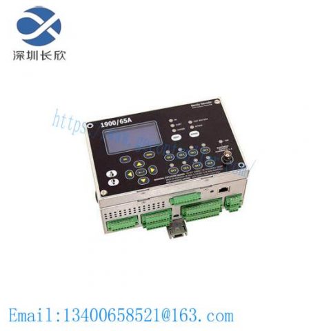 Bently Nevada 1900/65A-01-01-01-00-01 General Purpose Equipment Monitor; Manufacturer: Bently-Nevada