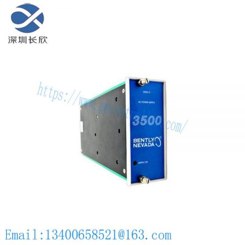 Bently Nevada 3500/15 AC 127610-01: Industrial AC Power Supply Module