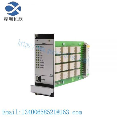 Emerson A6740-10 16-Channel Relay Output Module