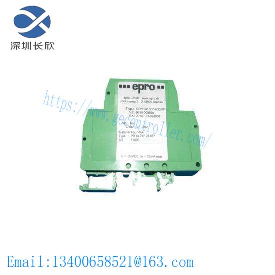 emerson_con041_913-030_sf_epro_eddy_current_signal_converter.jpg Emerson CON041/913-030/SF Eddy Current Signal Converter by EPRO