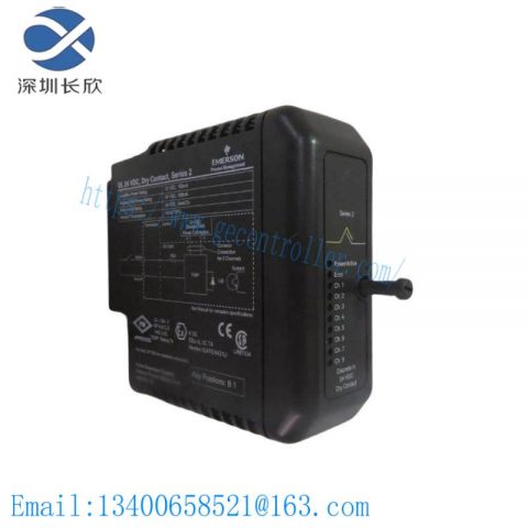 Emerson KJ3201X1-BA1 | DI 8-Channel 24 VDC DRY CONTACT Module