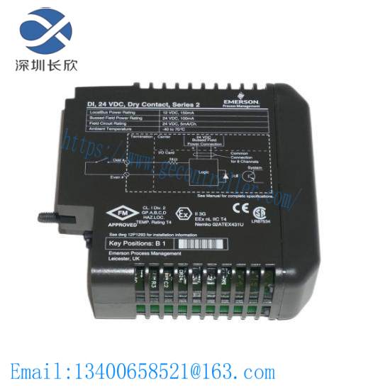emerson_kj3201x1-ba1_12p253x52_discrete_input_card.jpg EMERSON KJ3201X1-BA1 12P253X52: Industrial Discrete Input Card