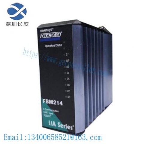 FOXBORO FBM214 P0914XQ: Advanced 8-Channel Communication Hart Input Module