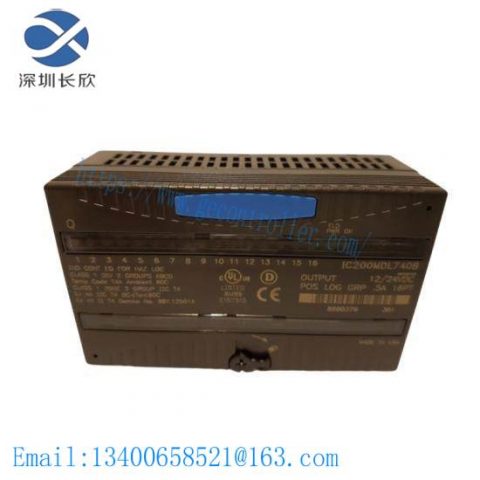 GE FANUC IC200MDL740B: High-Performance Modular Control System