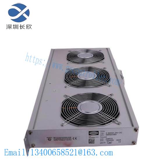 hima_k9203a_himatrix_k_9203a_rack_fan_2.jpg Hima K9203A | Himatrix K 9203A | Rack Fan Module, Industrial Control Systems