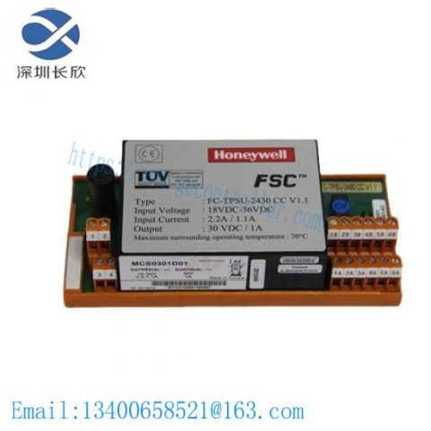 Honeywell FC-BSN-1608 Safe Namur Sensor Converter, Precision Control for Industrial Applications