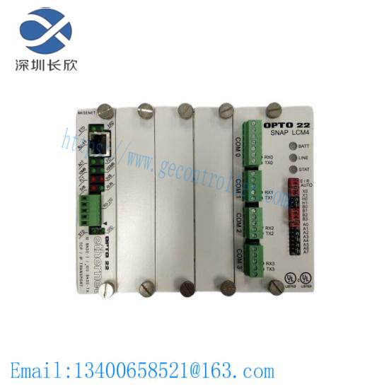 opto_22_snap-lcm4_m4senet-100_controller_ethernet_card.jpg Opto 22 SNAP-LCM4 M4SENET-100 Controller Ethernet Card
