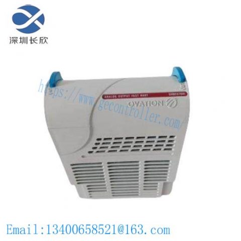 Ovation by Emerson, Model 5X00167G01, Sub-Model 1X00188H01, Control Module