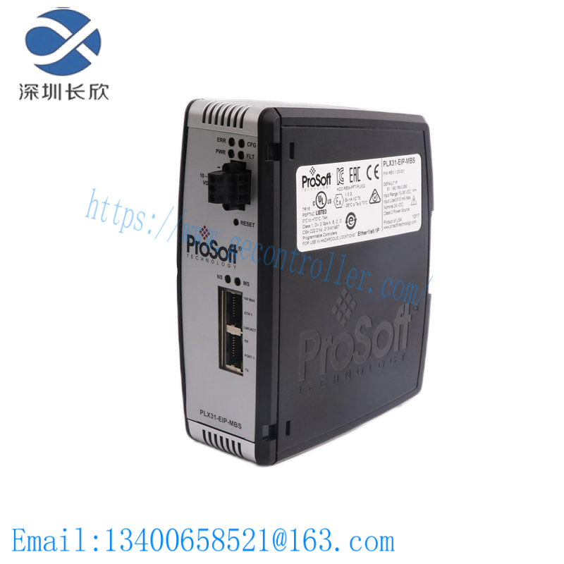 plx31-eip-pnd_prosoft_ethernet_ip_io_device_gateway.png Prosoft PLX31-EIP-PND, Ethernet/IP Interface Module, Industrial Control Gateway