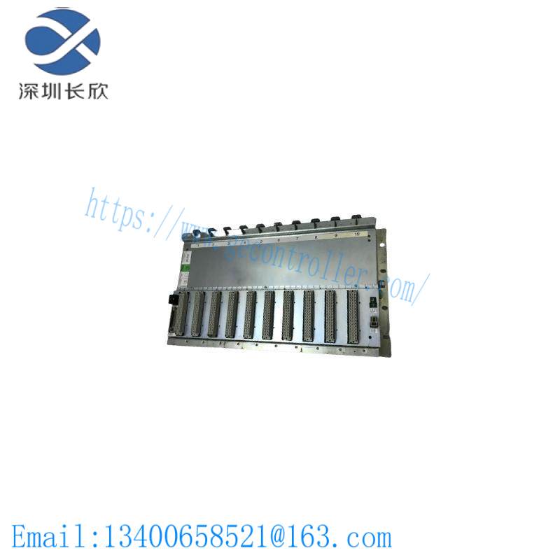 rf615_3bht100010r1_abb_rf615_base_backplane_10_slots.jpeg ABB RF615 3BHT100010R1 - RF615 Base Backplane with 10 Slots