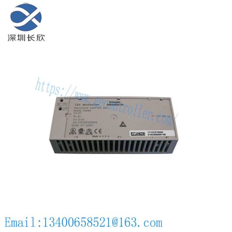 schneider_171ccs78000_processor_adapter_module.jpg Schneider™ 171CCS78000 PLC M1/M1E Processor Adapter, Designed for Seamless Automation Integration