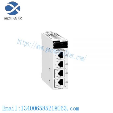 Schneider Electric BMXNOC0401: Industrial Ethernet Communication Module, 200 Characters or Less