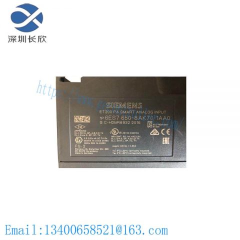 SIEMENS 6ES7650-8AK70-1AA0 Analog Input Module - Industrial Control Precision