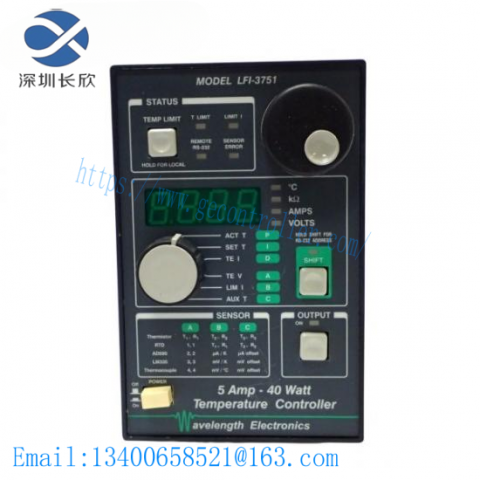 WAVELENGTH ELECTRONICS LFI-3751 Industrial Temperature Controller