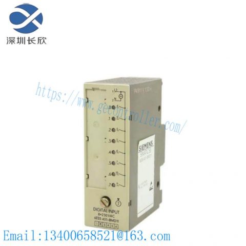 SIEMENS 6ES5431-8MD11 Digital Input Module - Comprehensive Control Solution for Industrial Automation