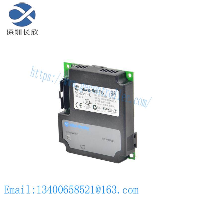 ab_20-comm-e_interface_adapter.jpg Allen-Bradley AB 20-COMM-E Interface Adapter, High-Performance Communication Module