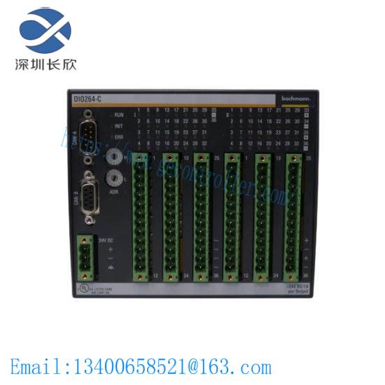 dio264-c_digital_input_output_module_bachmann.jpg Bachmann DIO264-C Digital Input/Output Module