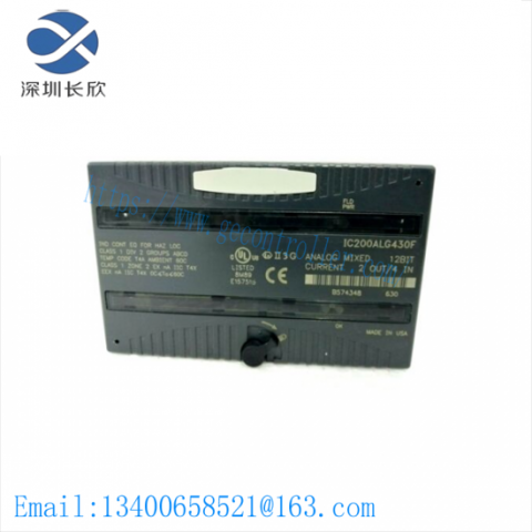 GE FANUC IC200ALG430F Analog Mixed Module: Precise Control for Industrial Automation