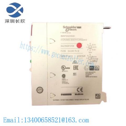 Schneider BMXP3420302 CPU; Manufacturer: Schneider