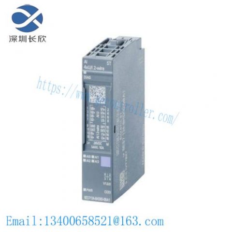 SIEMENS 6ES7134-6HD00-0BA1 | ET 200SP AI 4XU/I 2-WIRE ST | Digital Input Module for Industrial Automation
