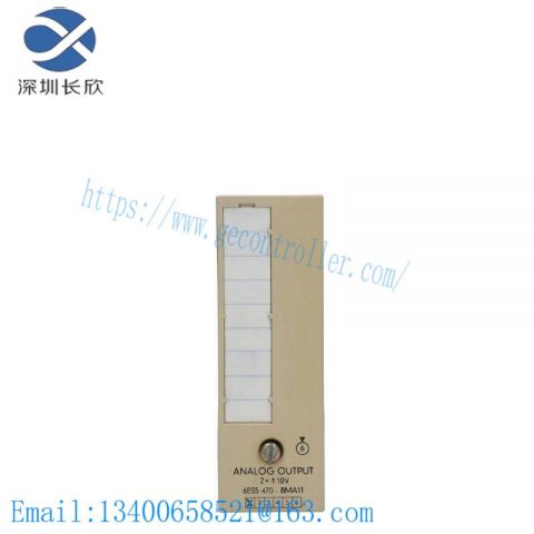 SIEMENS 6ES5470-8MA11 Analog Output Module for Industrial Automation