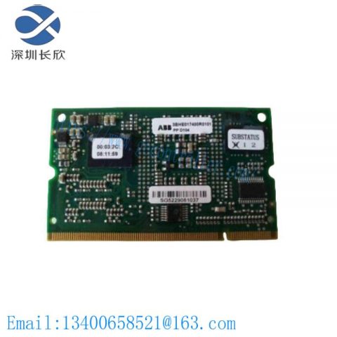 ABB 3BHE017400R0101: Advanced Main Control Board for Industrial Automation