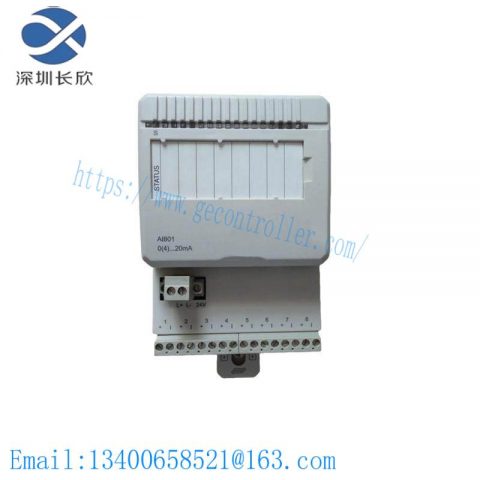 ABB 3BSE020512R1 AI801 - 8 Channel Analog Input Module for Industrial Control Systems