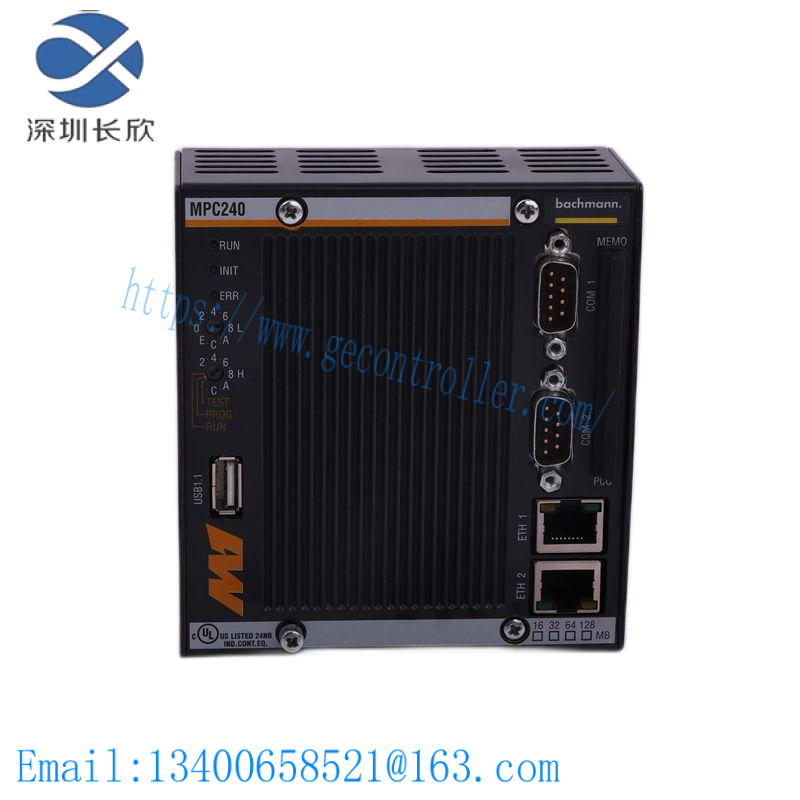 bachmann_mpc240_processor_modules.png BACHMANN MPC240 Processor Modules - High Performance, Reliable Control Solutions