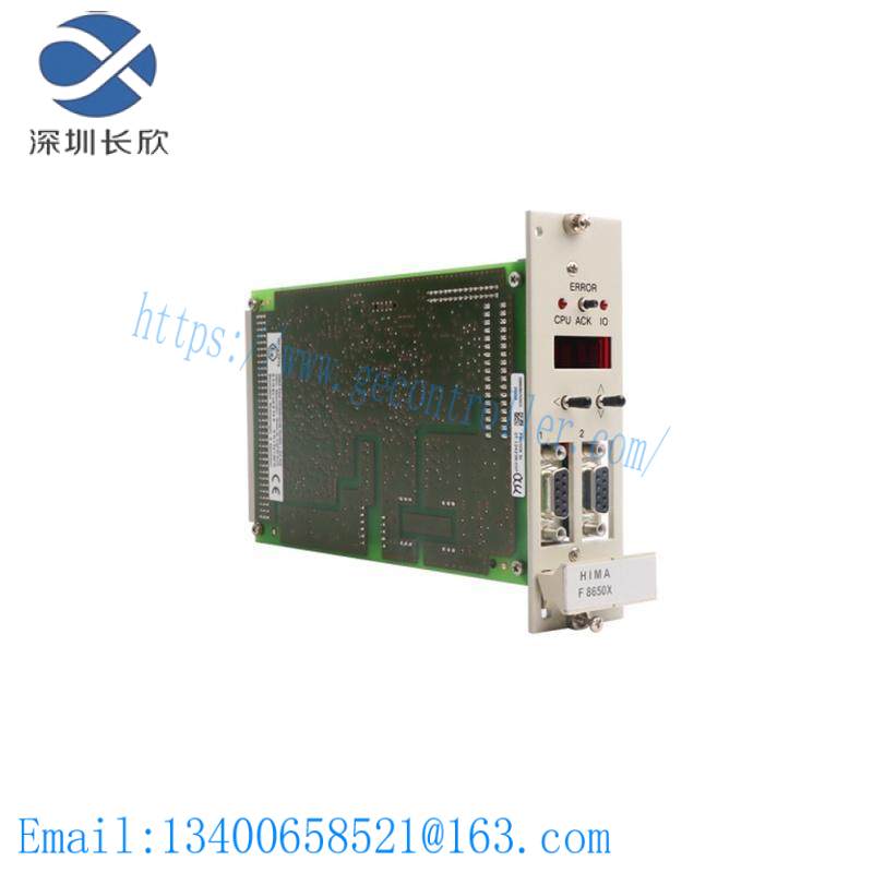 f8650x_hima_cpu_module.jpg HIMA F8650X CPU Module - Advanced Industrial Control Solution