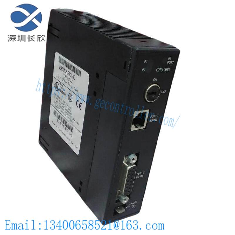 ic693cpu363_ge_single_slot_cpu_module.jpg GE IC693CPU363 Single Slot CPU Module - High Performance Control Solution