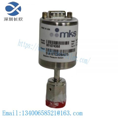 MKS 51A12TCD2BA075 Pressure Switch, Precision Engineering for Industrial Control