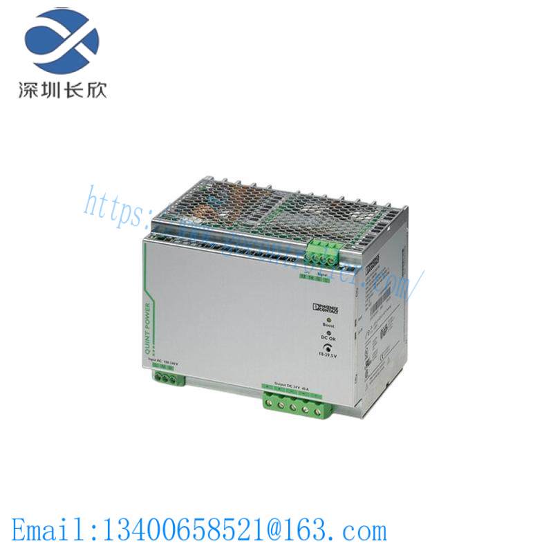 phoeinx_quint-ps_1ac_24dc_40_plc_module.jpg Phoenix Contact QUINT-PS/1AC/24DC/40 Programmable Logic Controller Module
