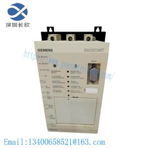 SIEMENS 3RW2920-1BC05 Spare Control Unit: Efficient, Durable, and Reliable Replacement Component