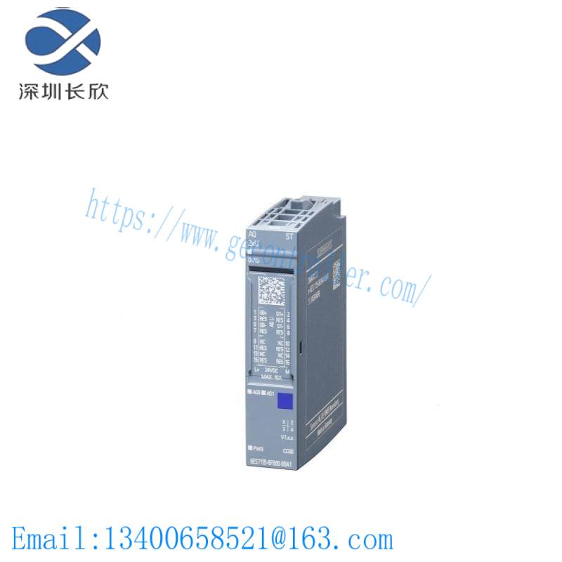 siemens_6es7135-6fb00-0ba1_analog_output_module.jpg SIEMENS 6ES7135-6FB00-0BA1 Analog Output Module: Precision Control for Industrial Automation