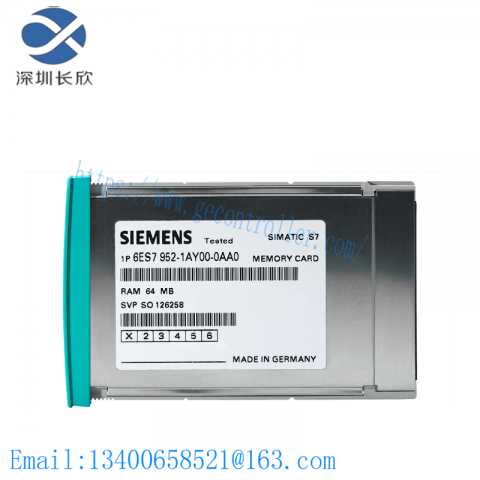 SIEMENS 6ES7 952-1AL00-0AA0: SIMATIC S7, High-Performance RAM Memory Card