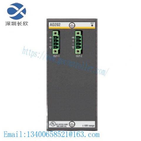 Bachmann AO202 Analog Output Module - Precise Control Solutions for Industrial Applications
